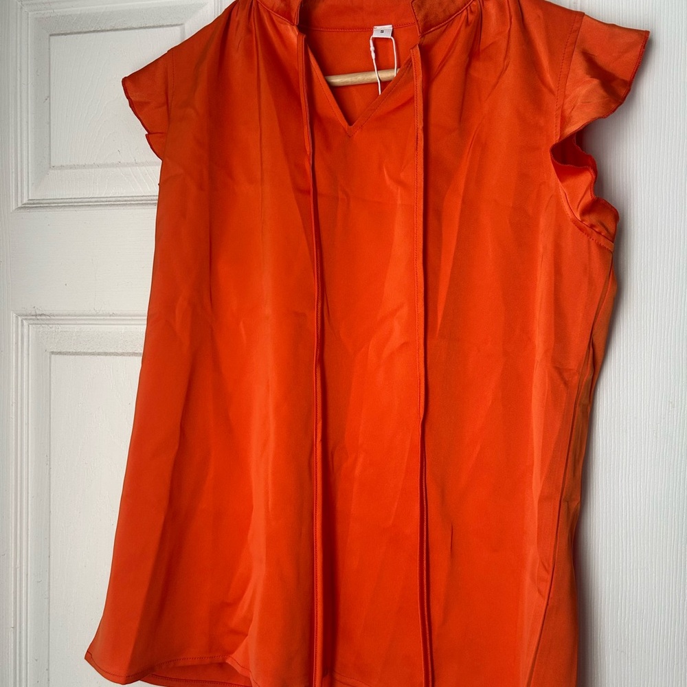Orange Women's Top